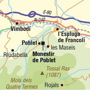 MAPA TURÍSTIC DE VIMBODÍ I POBLET